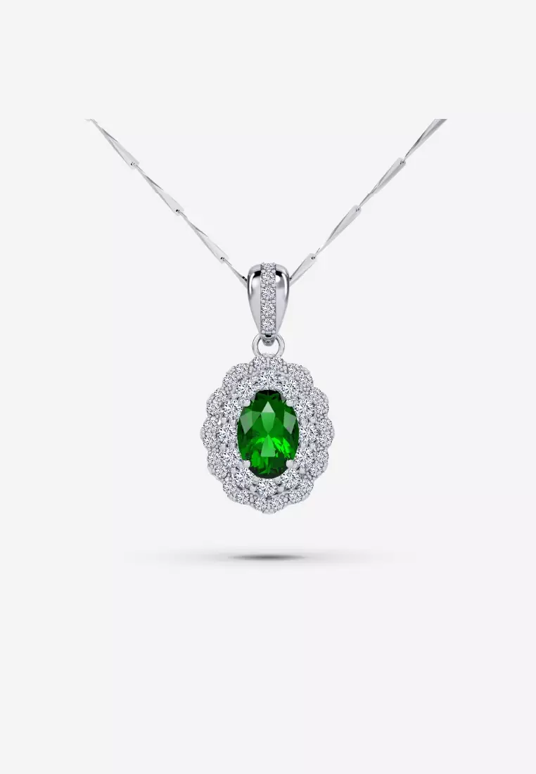 Vinstella Jewellery Vinstella Mariella Forest Emerald Pendant 2024 ...