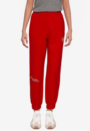 Hollister red Cyber Drop Dad Jogger Pants F98A9AA30C1CFFGS_1