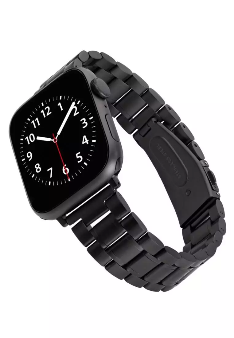 Smartwatch with stainless steel band on sale