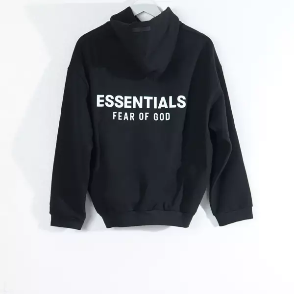 Hoodie ESSENTIALS FEAR OF GOD FW24 WHITE BLACK HOODIE 100% ORIGINAL