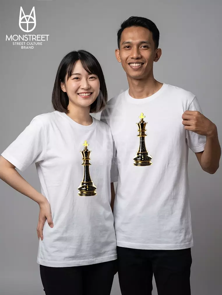 Monstreet Kaos Katun Combed 24S Grafis Reguler Fit Putih Tshirt UTR102 Cotton Combed 24S Graphic Tshirt Regular Fit White Tshirt