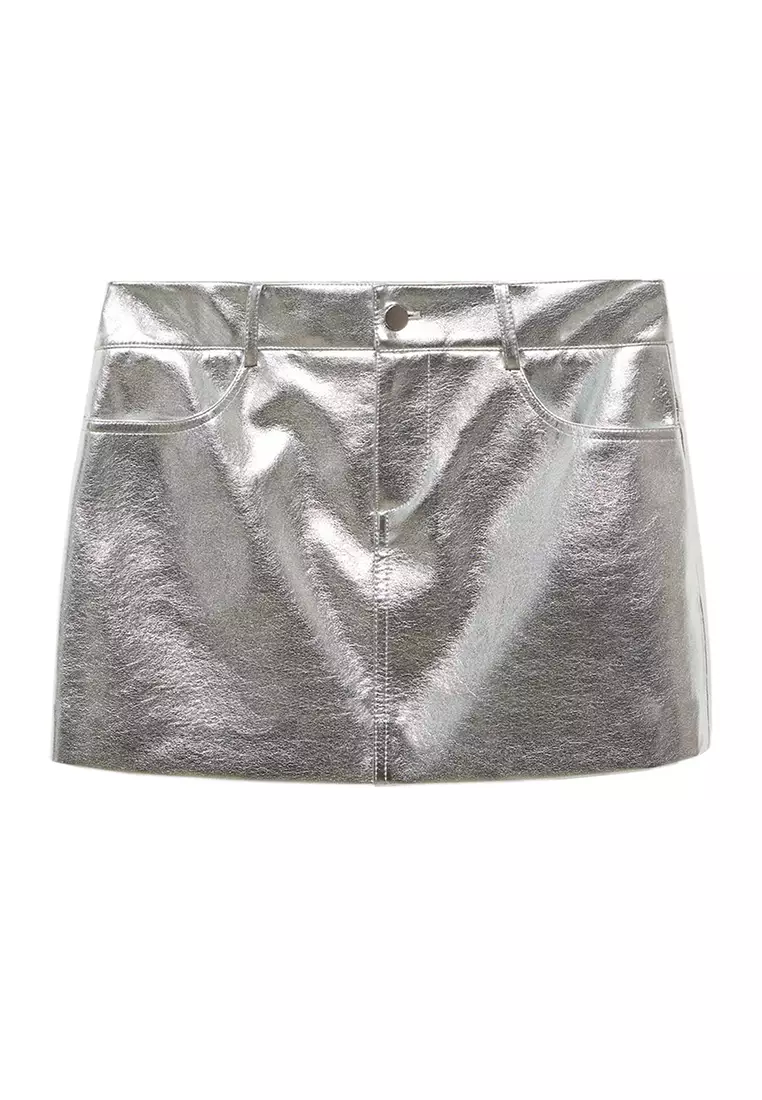 Short Foil Skirt