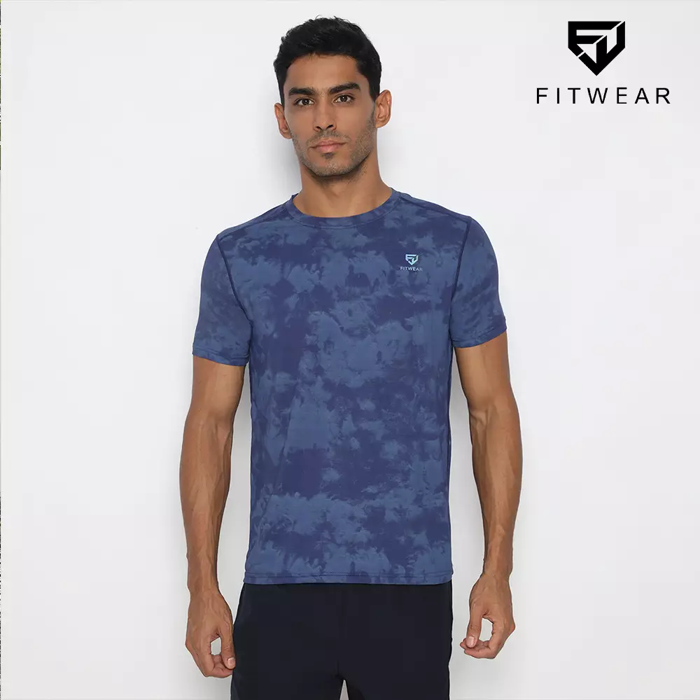 Fitwear - Kaos Dryfit Pria DAMIAN TIE DYE - BLUE