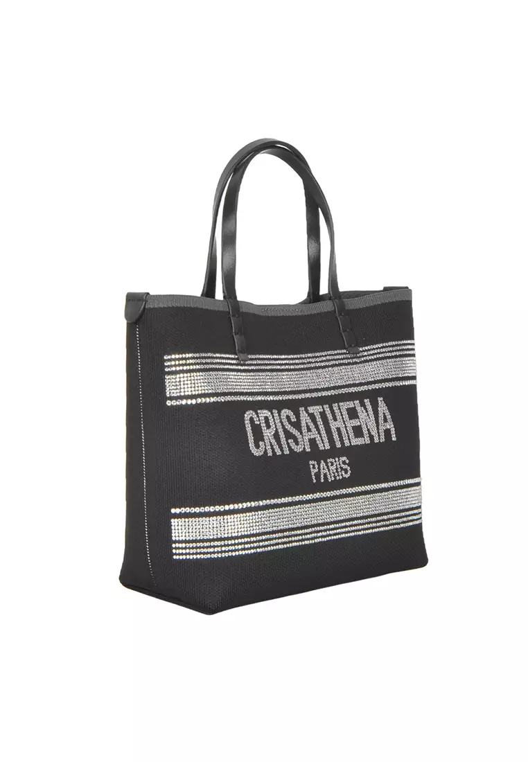 Glam Legerete Tote Bag in Black