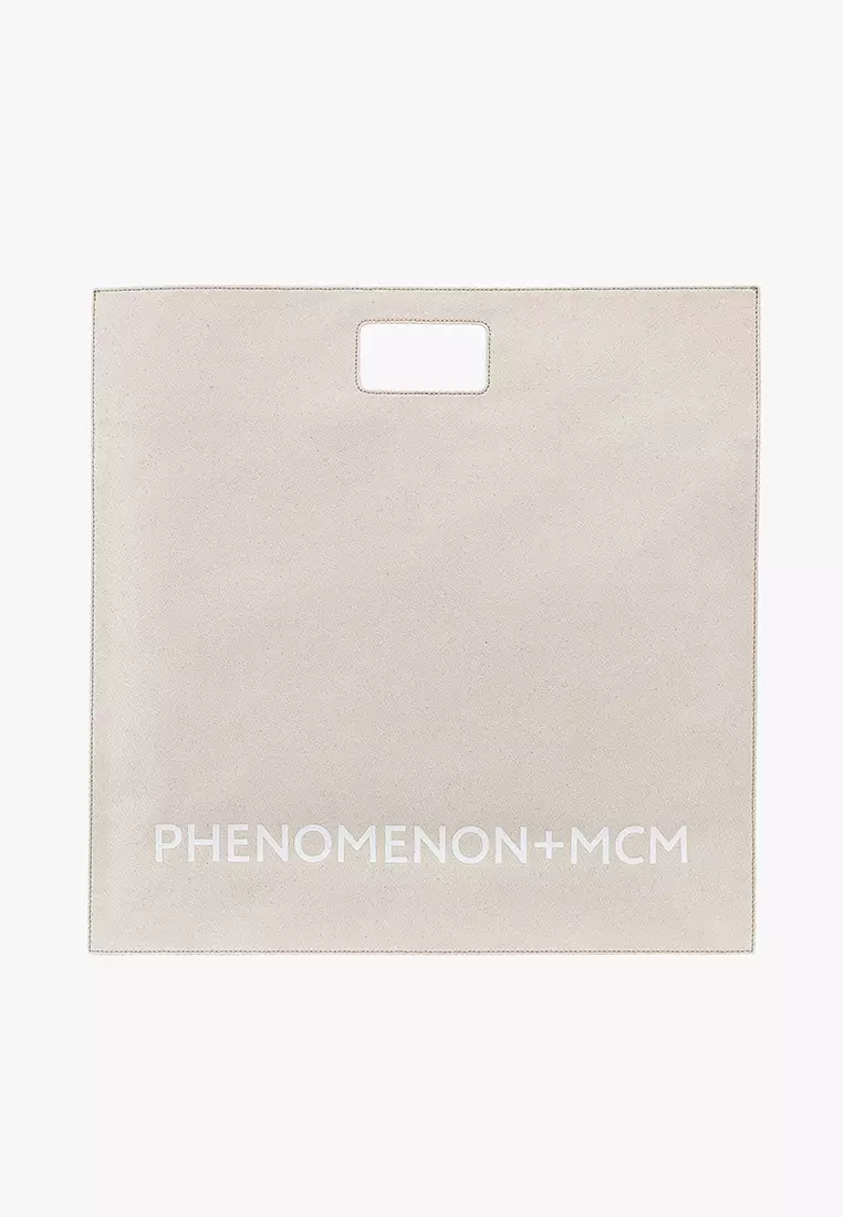 Medium P+M (PHENOMENON x MCM) Tote Bag Black | MCM ®CN