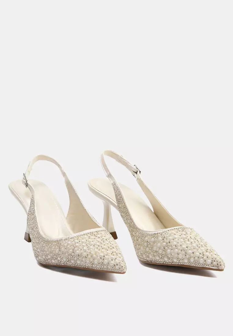 Bridal Mid Heels