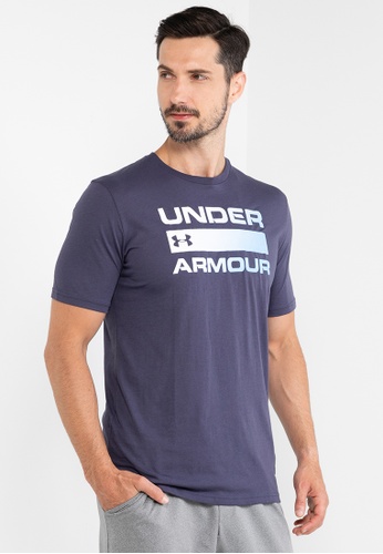 Under Armour grey Men's Team Issue Wordmark Short Sleeves T-Shirt 48BFBAAE11DE87GS_1
