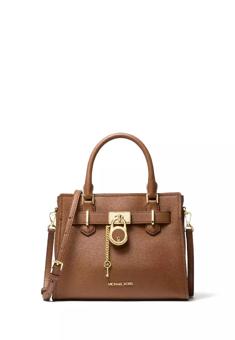 Buy Michael Kors Hamilton Small Leather Satchel Online ZALORA