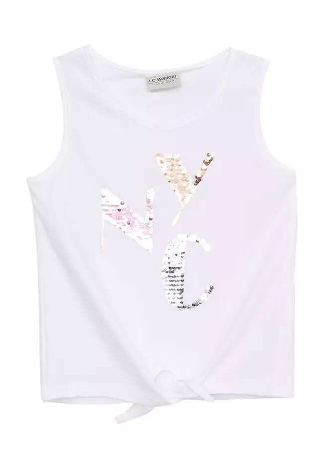 Girls sequin tank clearance top