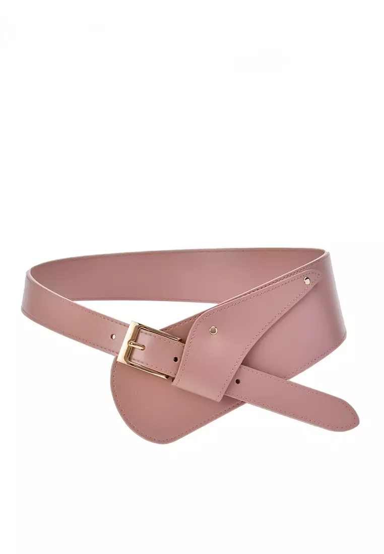 COACH Cowhide Leather Belt Gold Buckle Belt Pink – Brand Off Hong Kong  Online Store