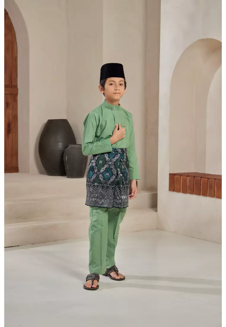 Baju Melayu Moden Cekak Musang for Kids