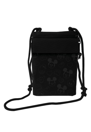 Buy Disney Mickey Disney Mickey Emoji Raya Black Sling Bag Online