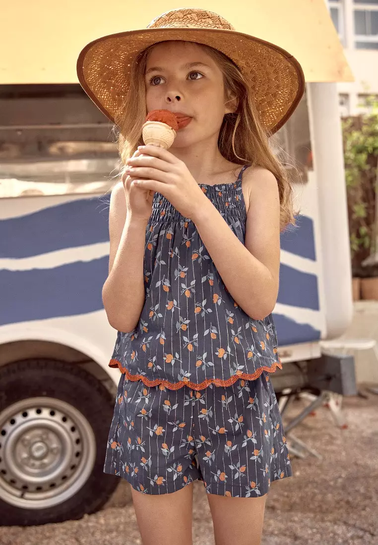 Navy blue floral jumpsuit new arrivals