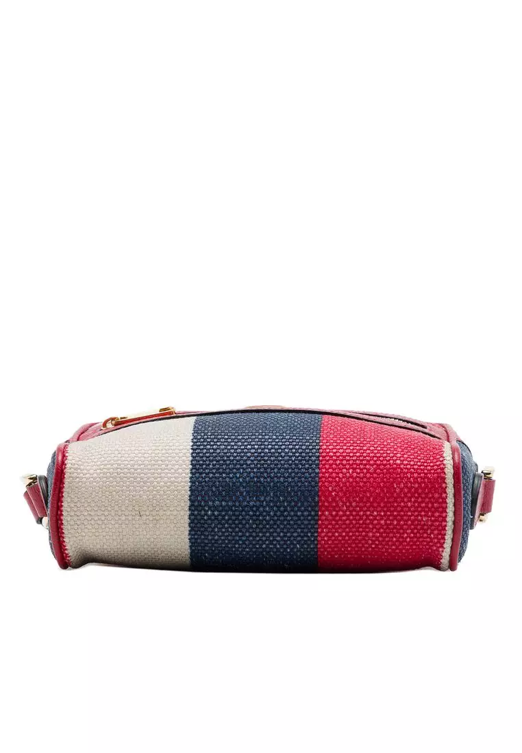 Pre-Loved Gucci Mini Canvas Ophidia Crossbody