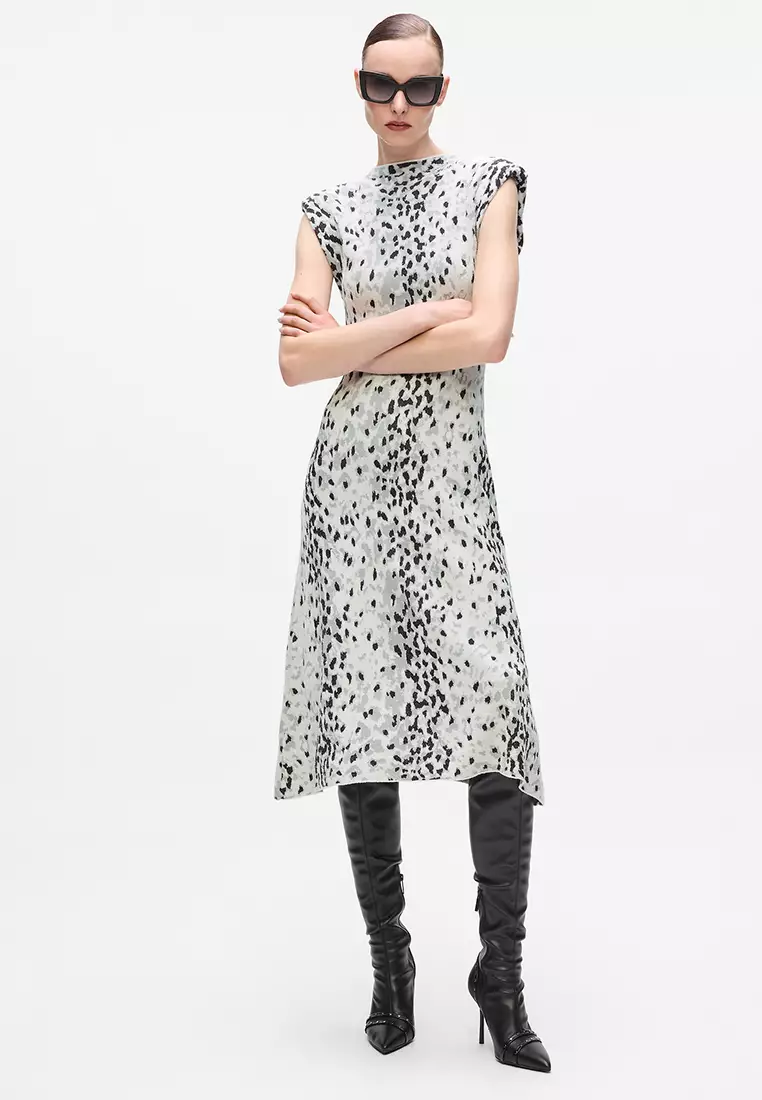 Snow Leopard Knit Dress