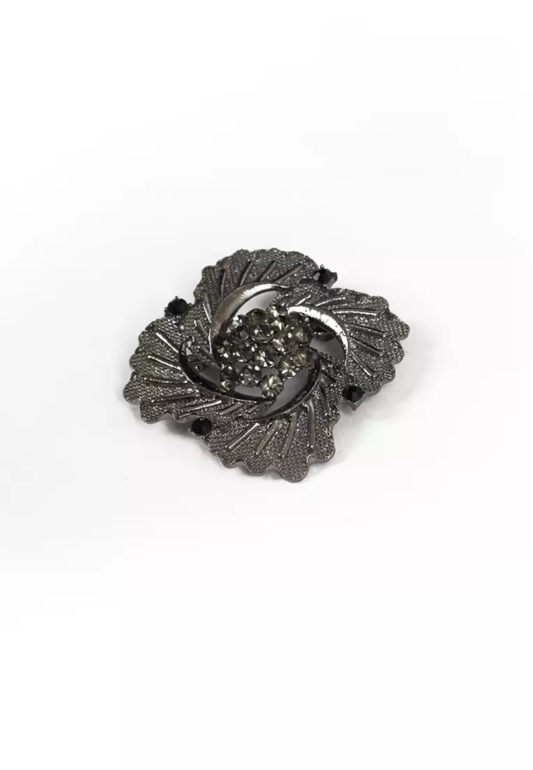 Houseofcuff lapel pin brooch bros untuk jas TUSUK SILVER A53