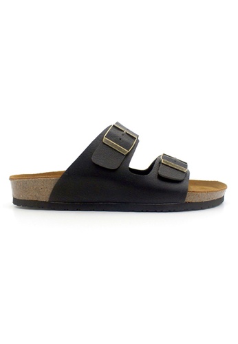 SoleSimple black Athens - Black Leather Sandals & Flip Flops A2D21SH170E016GS_1
