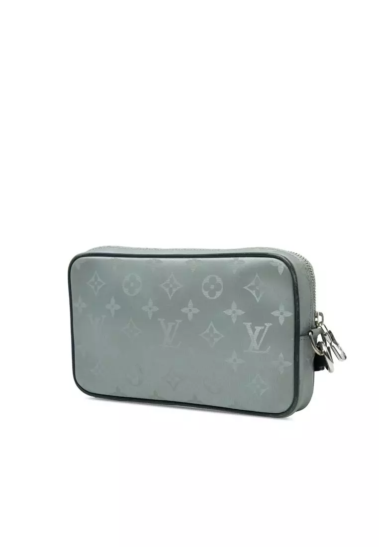 Pre-Loved Louis Vuitton Monogram Satellite Alpha Clutch