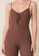 Earth Circus brown Jeanne Jersey Rib Jumpsuit Chocolate E30A8AA6652378GS_5