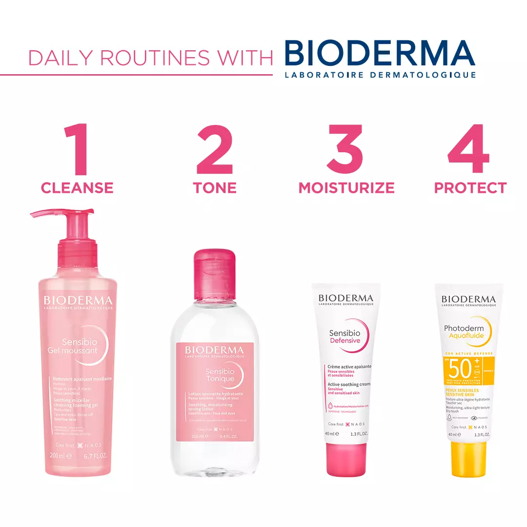 Bioderma Sensibio Gel Moussant 200 ml - Facial Wash untuk Semua Jenis Kulit / Kulit Sensitif
