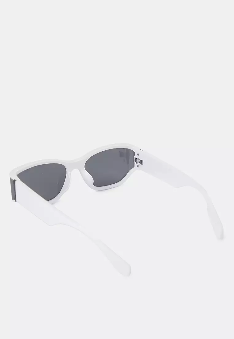 Polarized Glide Rectangular Frame Sunglasses