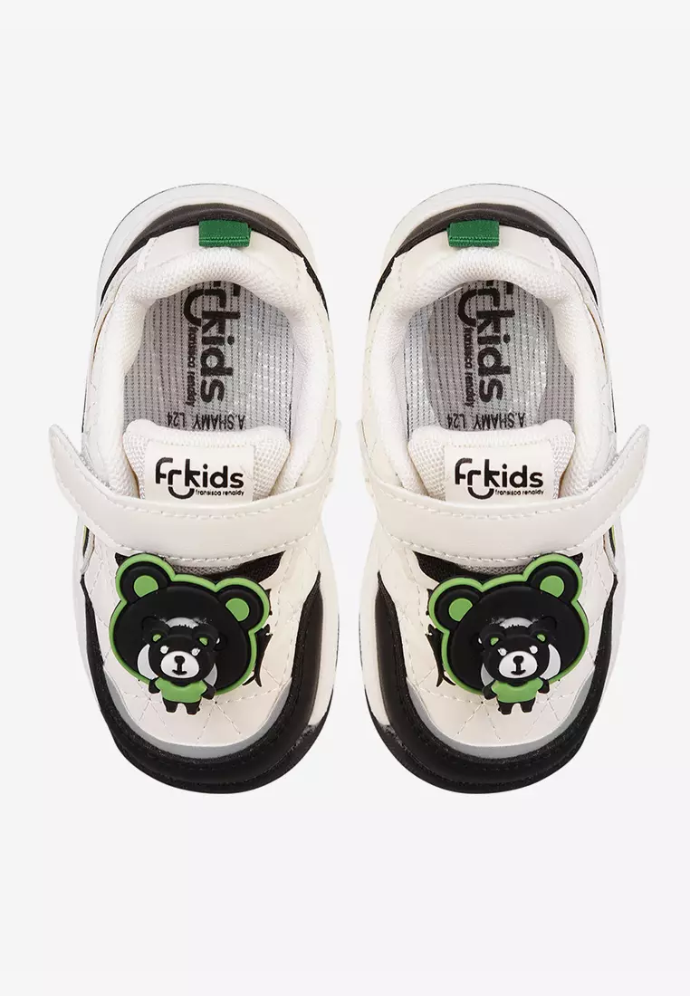 Sepatu Sneakers Tali Anak Bayi Pre Walker Baby Unisex A.Shamy in Black