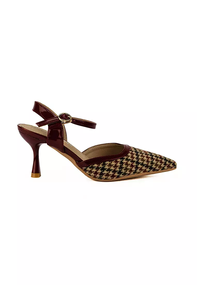 Discount on Mario D' boro Runway  shoes - SKU: Women's Heeled Sandals Lw 26055 Maroon C46