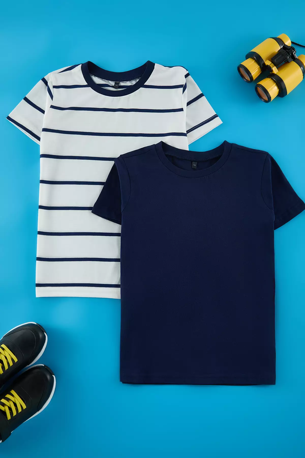 Buy Trendyol 2-Pack Basic Striped T-Shirts 2025 Online ZALORA
