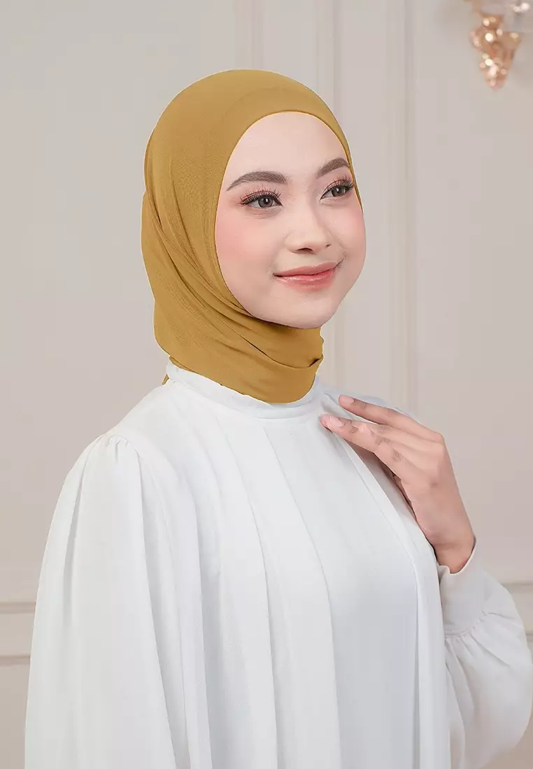 HIJAB INSTAN QIARA - HOT MUSTARD
