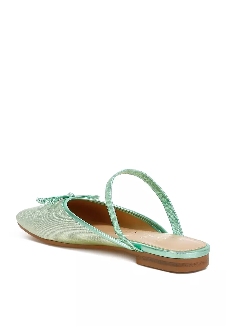 Sepatu Balet Glitter Hijau