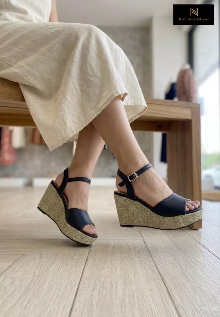 Wedge Zoey Black