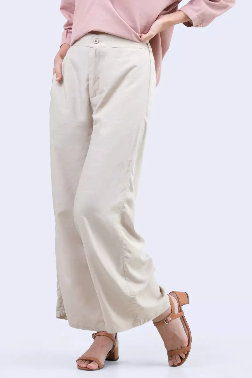 Celana Wanita Seravine Cream