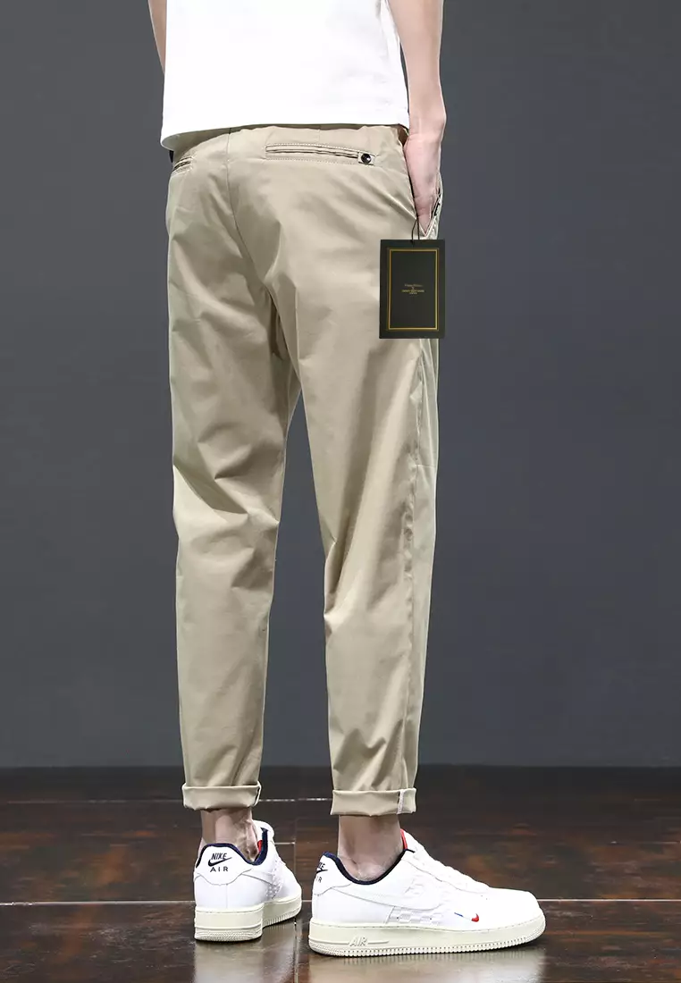 Ice Silk Feeling Cropped Pants AY-L808