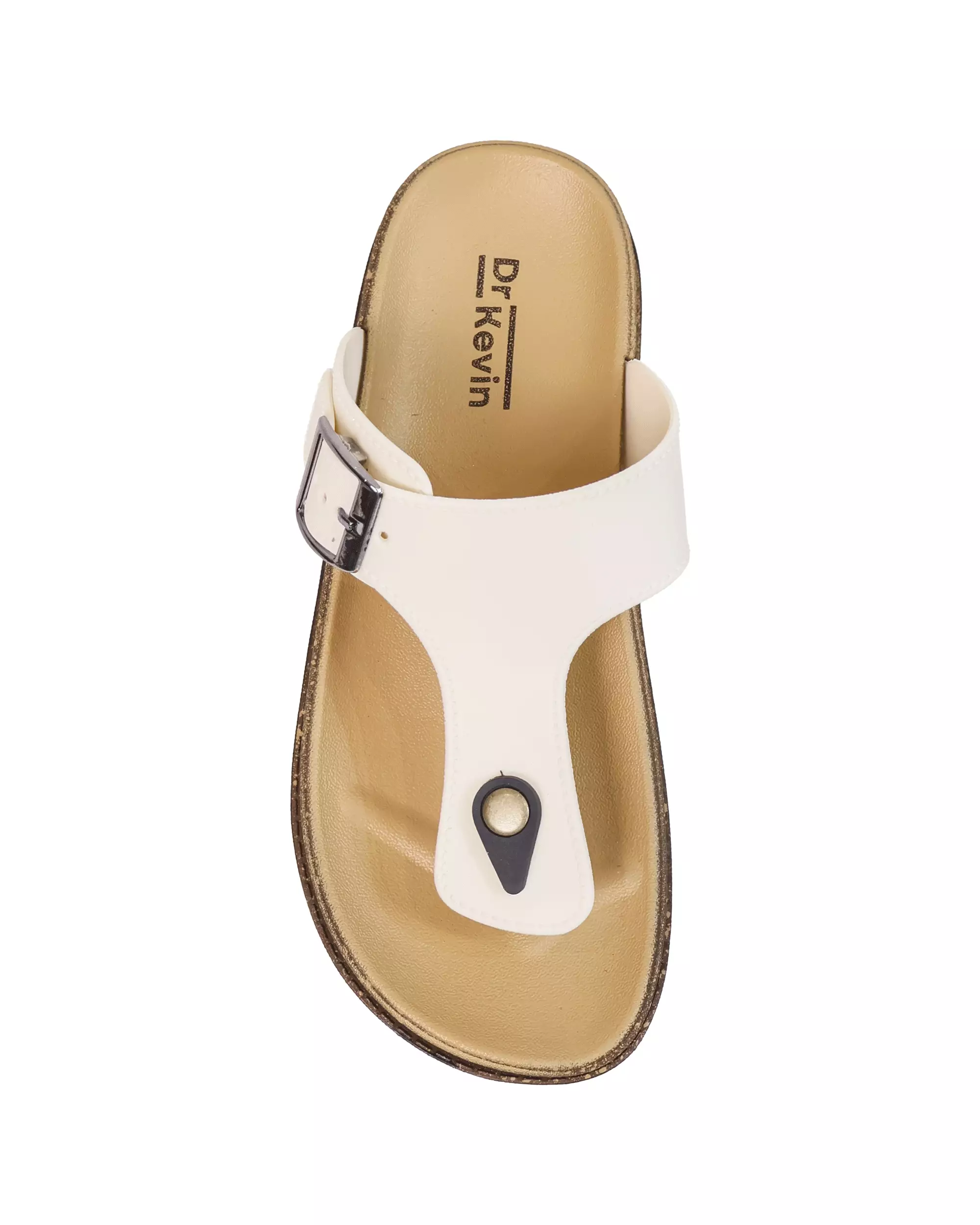 Dr. Kevin Sandal Japit Jepit Wanita Hak Rata Tinggi Flat Sandals 571-137