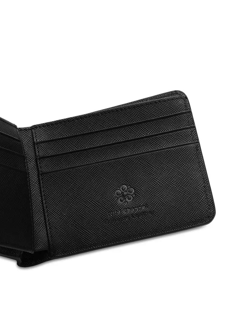 Men's Genuine Leather RFID Blocking Bi Fold Wallet