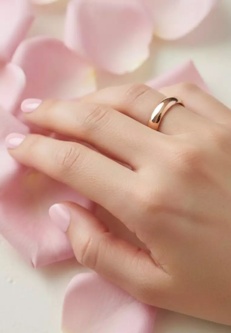 Louise Minimalist Rose Gold Ring