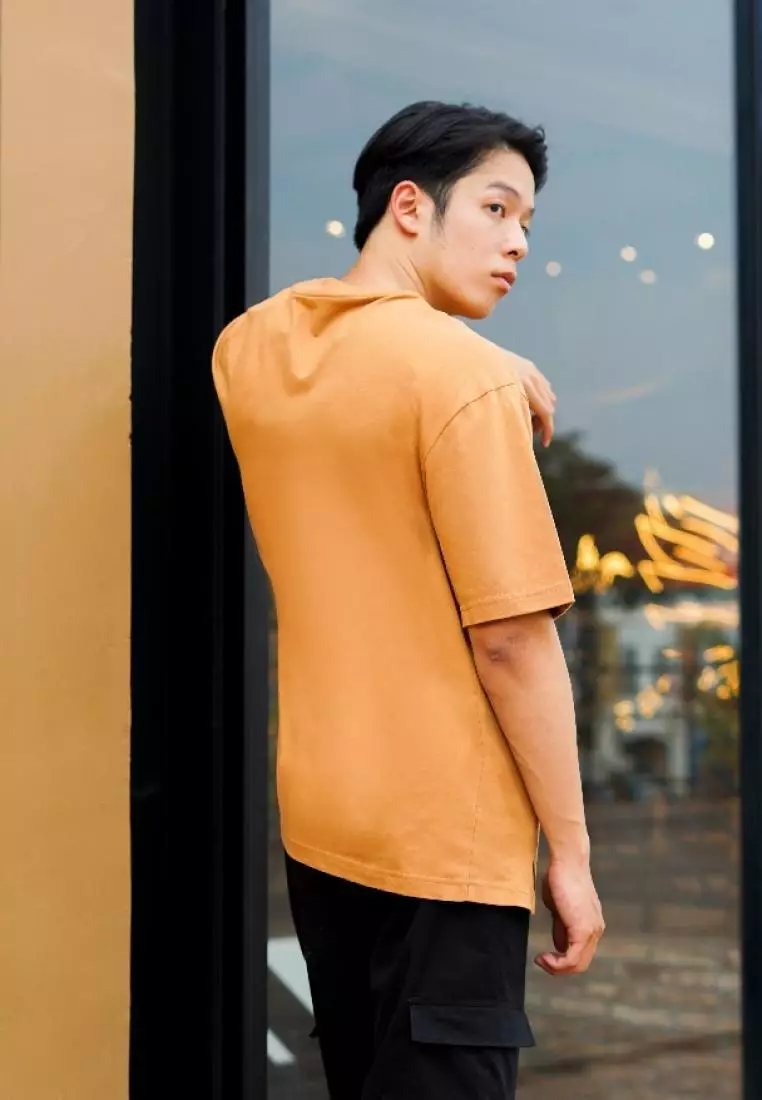 Kale Dexter Dusty Brown / Kaos Oversize Lengan Pendek Pria / Unisex