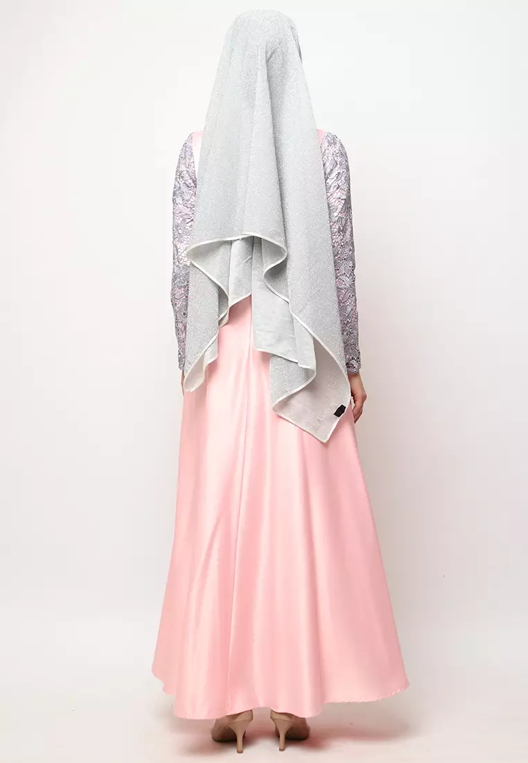 Chamoniq Gamis  Brokat Satin