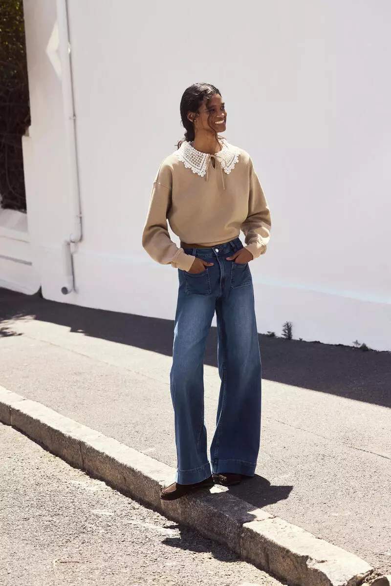 Wide High Waist Jeans