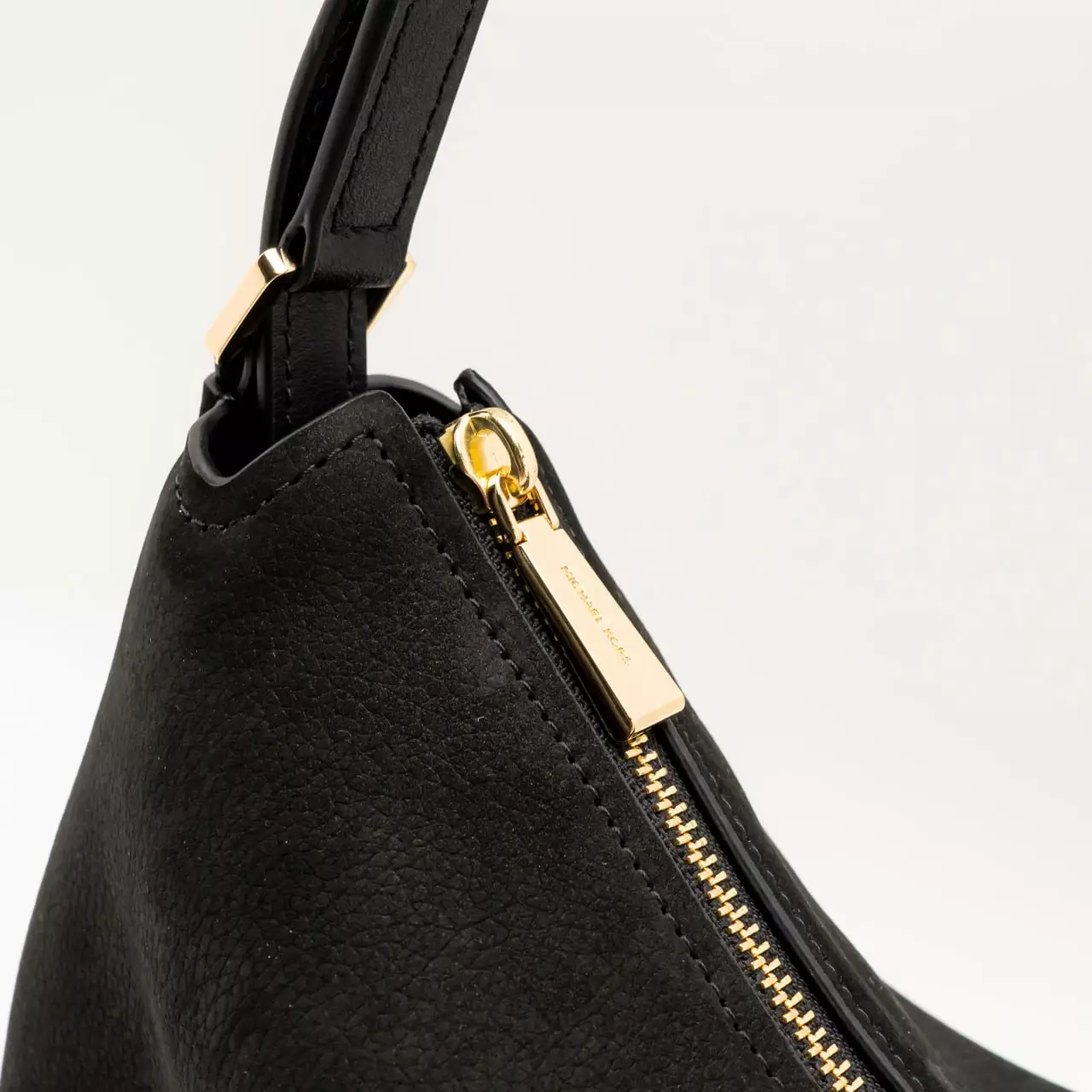 Nolita Medium Nubuck Convertible Shoulder Bag Black