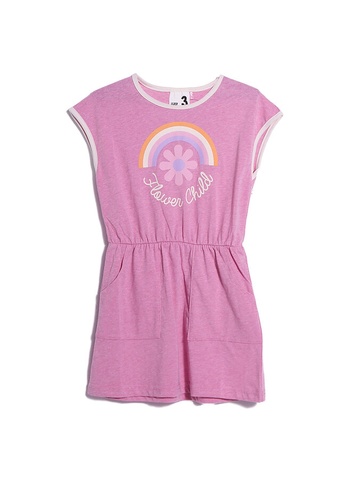 Cotton On Kids pink Sigrid Short Sleeve Dress CD980KA1821F92GS_1