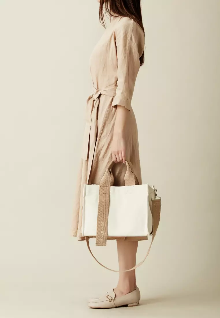 RICO Canvas Crossbody Bag Neutral