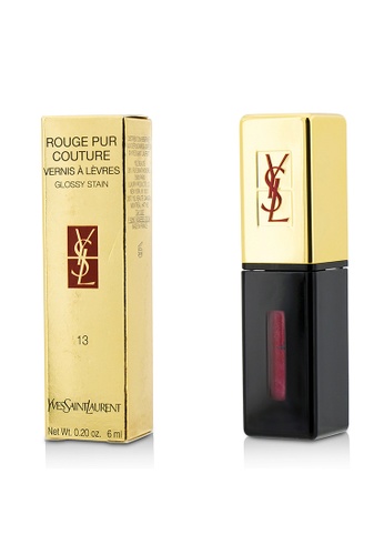 Yves Saint Laurent YVES SAINT LAURENT - Rouge Pur Couture Vernis a Levres Glossy Stain - # 13 Rose Tempura 6ml/0.2oz B5051BE742B273GS_1