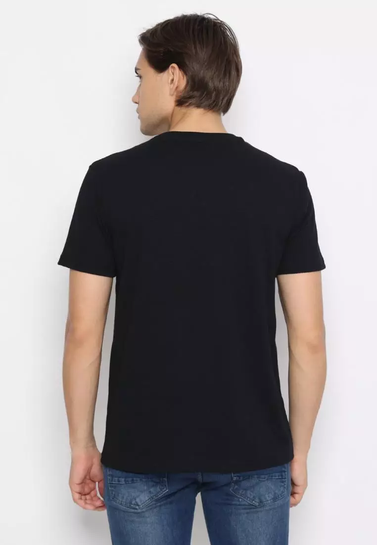 MATSUDA Kaos Polos 24S Texture Honeycomb T Shirt Saku Zipper Koka