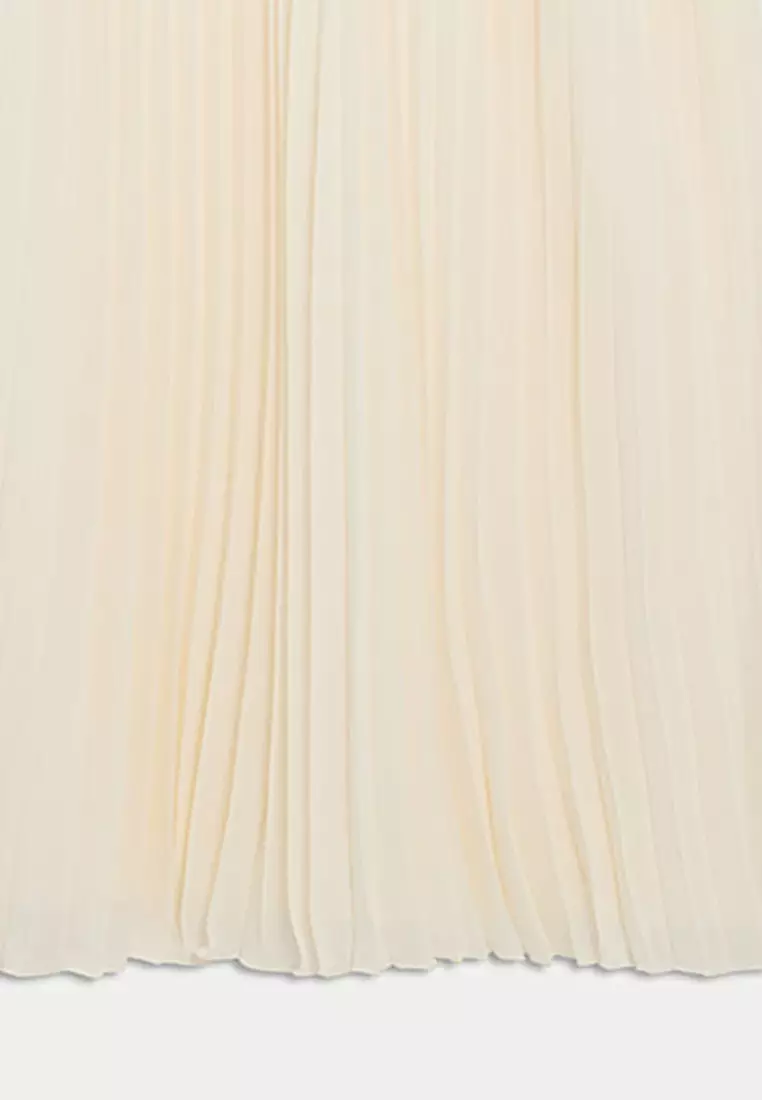 Plissé Pleated Midaxi Skirt