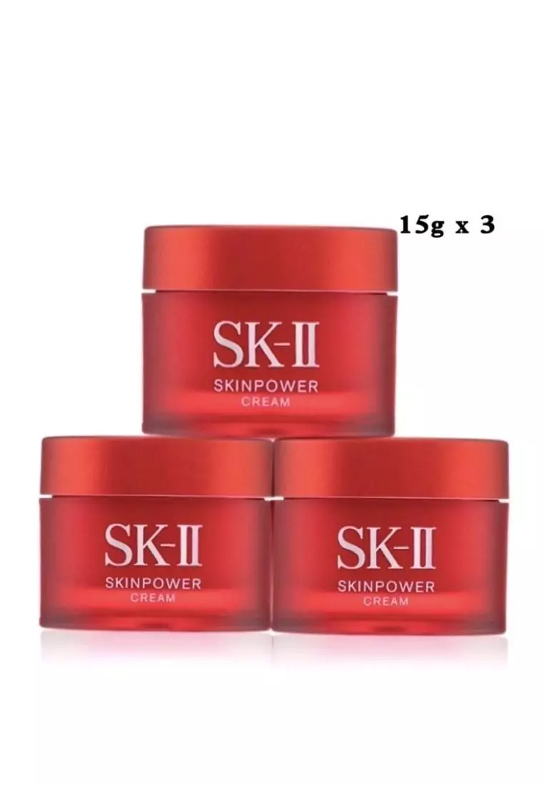 Buy SK II [SK-II] SK2 Mini Skinpower Cream 15gx3-Travel Size 2023