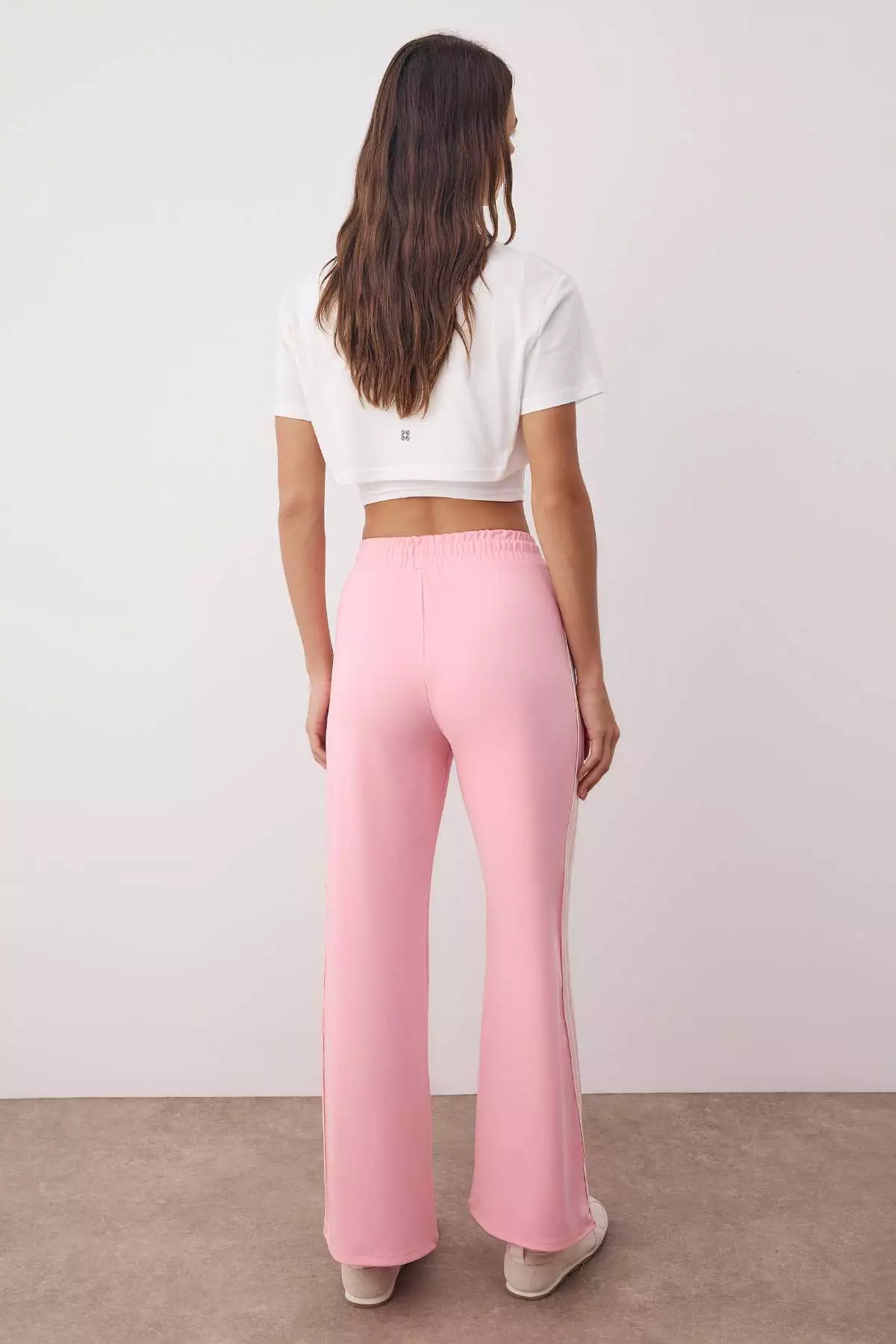 Pink Striped Diver/Scuba Sportswear Tracksuit Bottoms Thmss25Ea00006