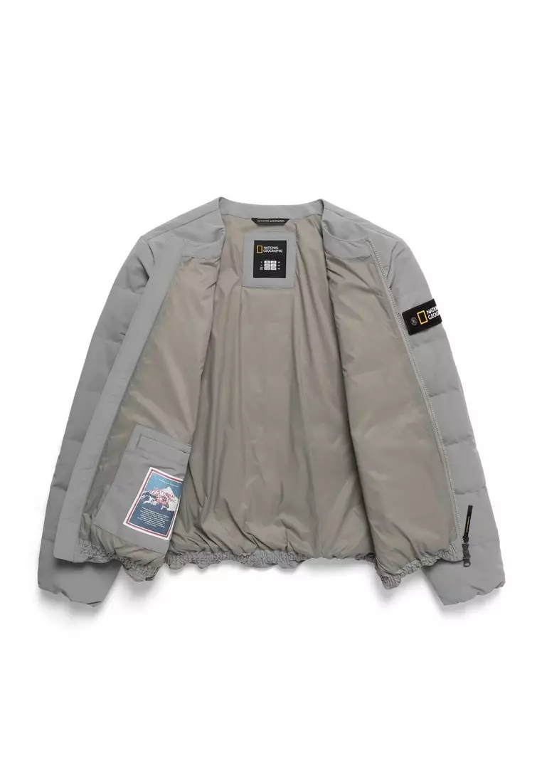 男女同款HERON U領輕便羽絨外套