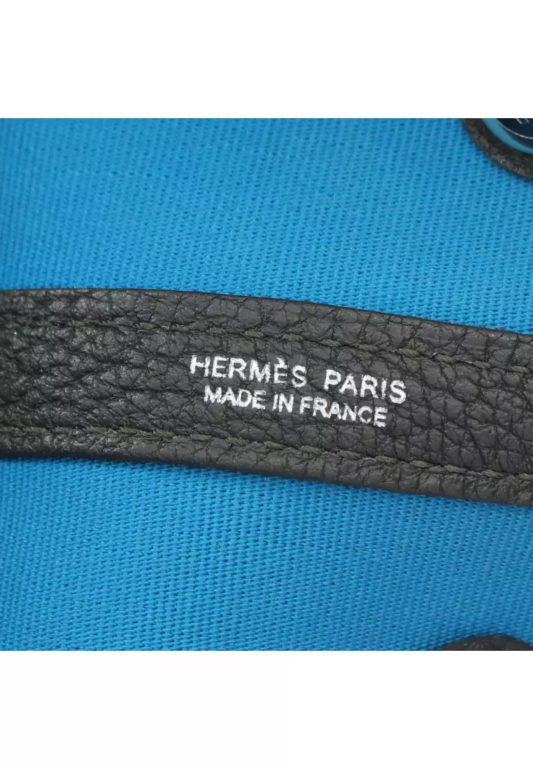 Hermès Pre-loved HERMES garden party TPM blue zanzibar Handbag