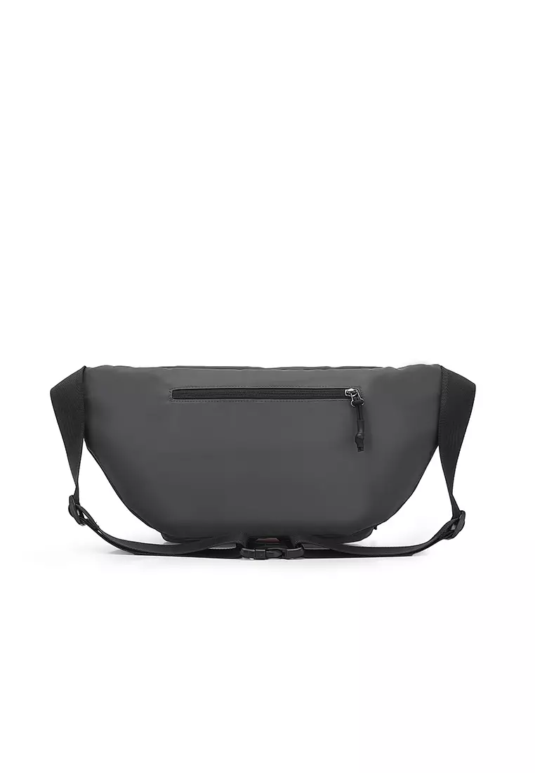 Men's Chest Bag / Sling Bag / Crossbody Bag (Tas Dada / Tas Selempang Pria) - Abu-Abu